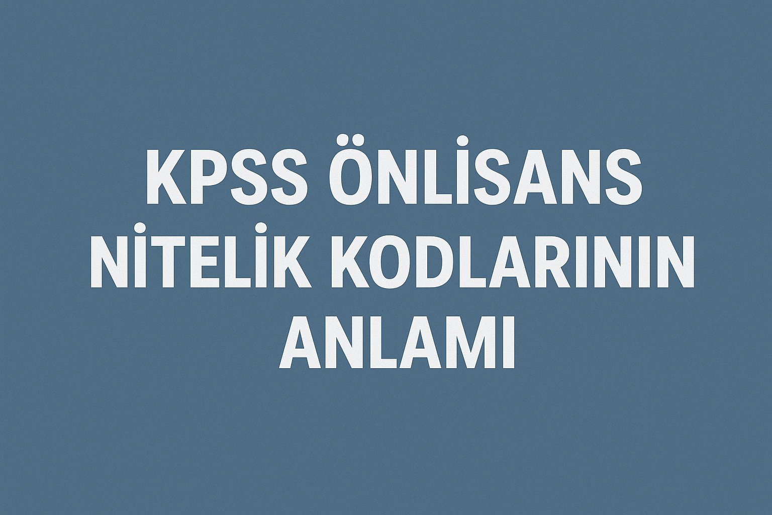 Önlisans Nit. Kod.